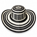Sombrero Vueltiao Clásico — Blanco y Negro